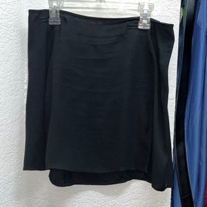 Black reformation mini skirt